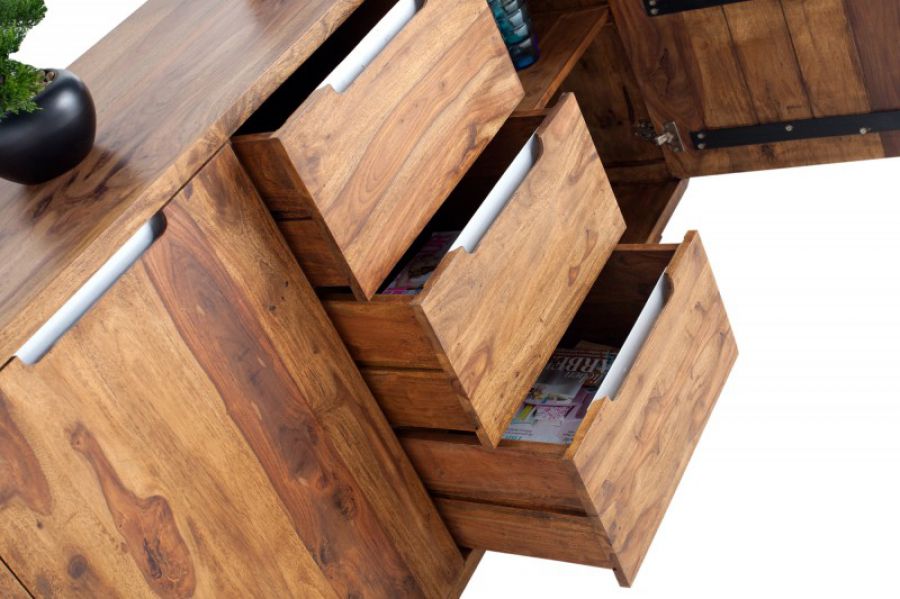 Komoda Cube Goa 145 cm sheesham  - Invicta Interior