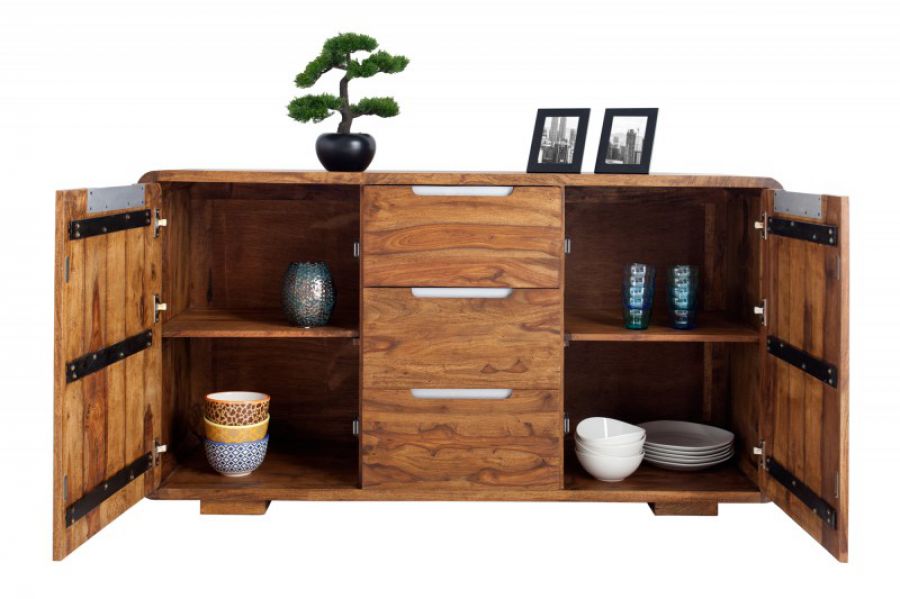 Komoda Cube Goa 145 cm sheesham  - Invicta Interior