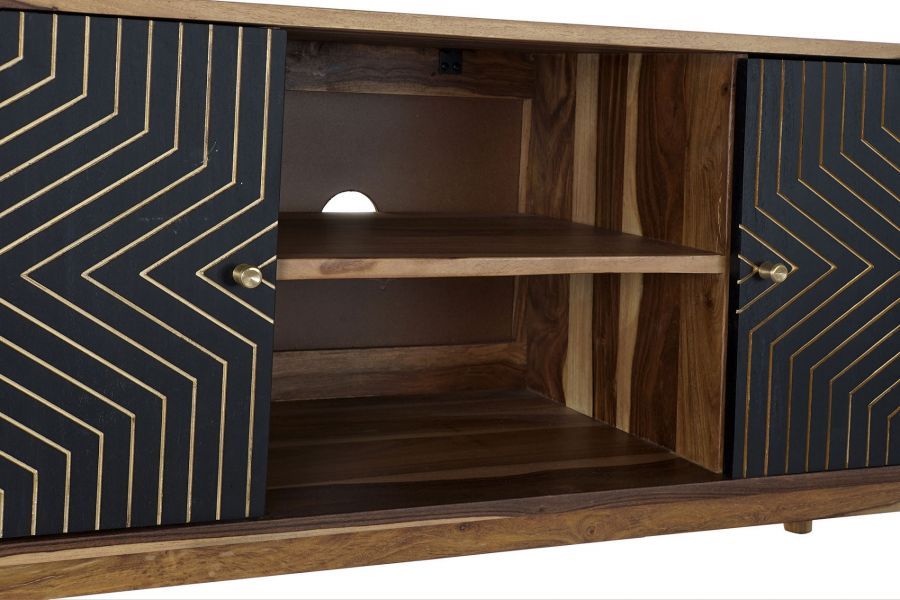 Komoda Decorativo drewno sheesham szafka RTV pod TV - Item International
