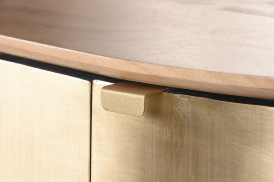 Komoda Dorado z drewna mango złota  - Item International