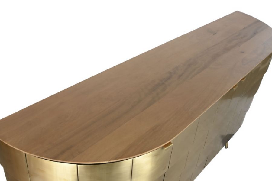 Komoda Dorado z drewna mango złota  - Item International