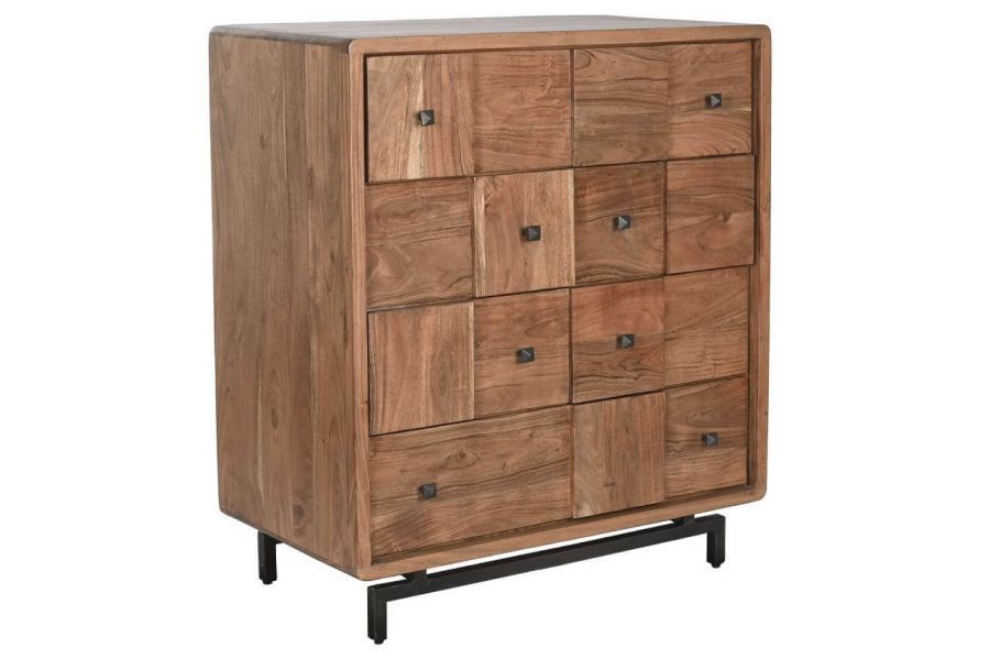 Komoda drewniana 87 cm Geometric 3D  - Item International