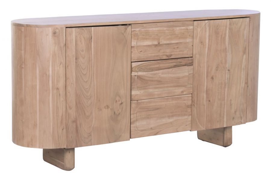 Komoda drewniana Acacia round 160 cm