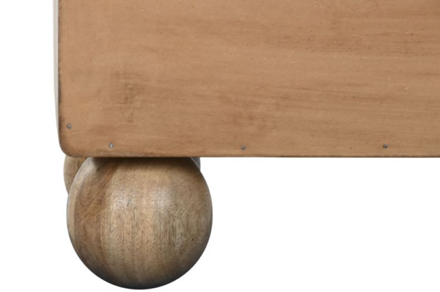 Komoda drewniana Bubble z szufladami na nogach kulach - Item International