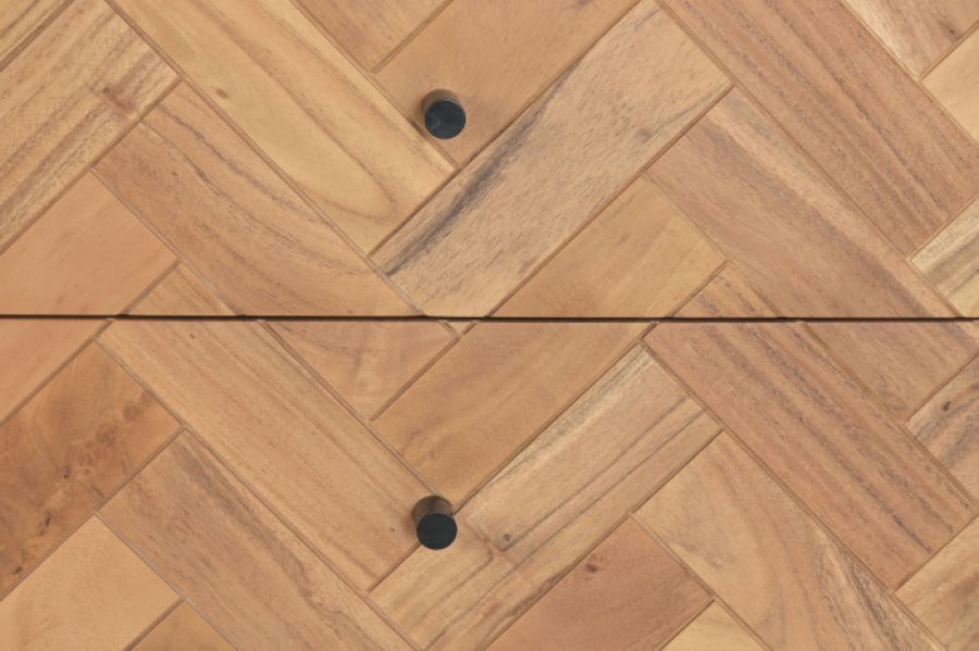 Komoda drewniana Chevron 6 szuflad - Item International