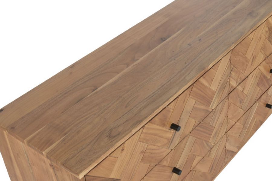 Komoda drewniana Chevron 6 szuflad - Item International