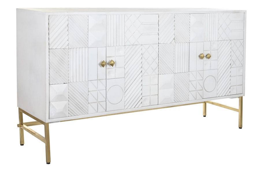 Komoda drewniana Diamond biała - Item International