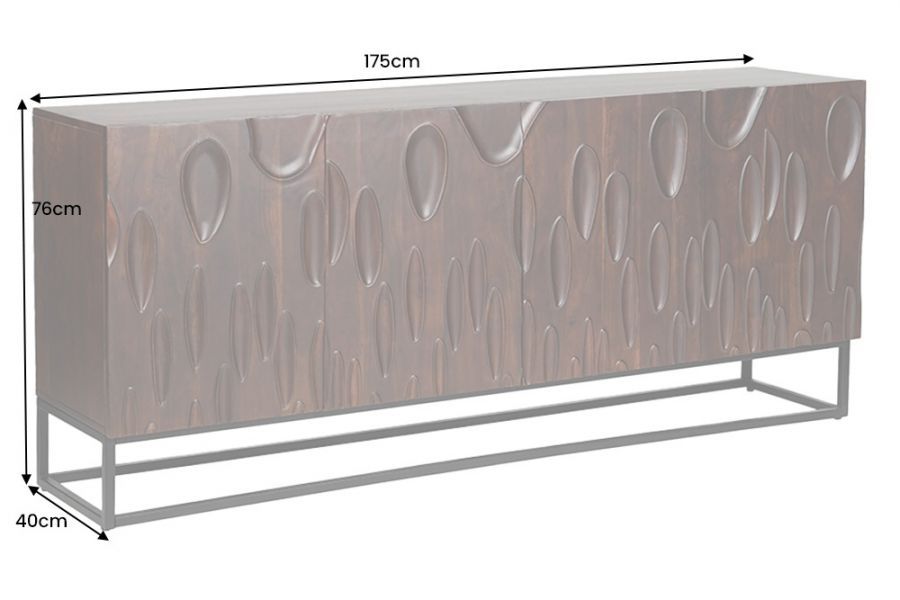 Komoda drewniana Dune 175 cm - Invicta Interior