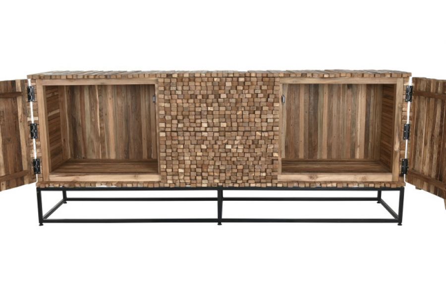 Komoda drewniana Fashionable Mosaic 3D - Item International