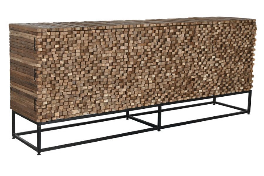 Komoda drewniana Fashionable Mosaic 3D - Item International