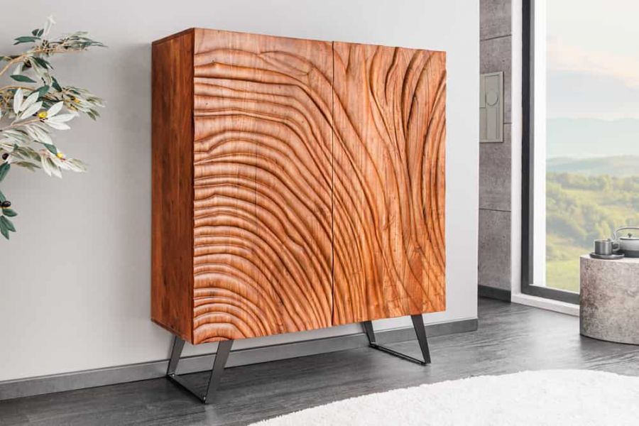 Komoda drewniana Fluid 120 cm - Invicta Interior