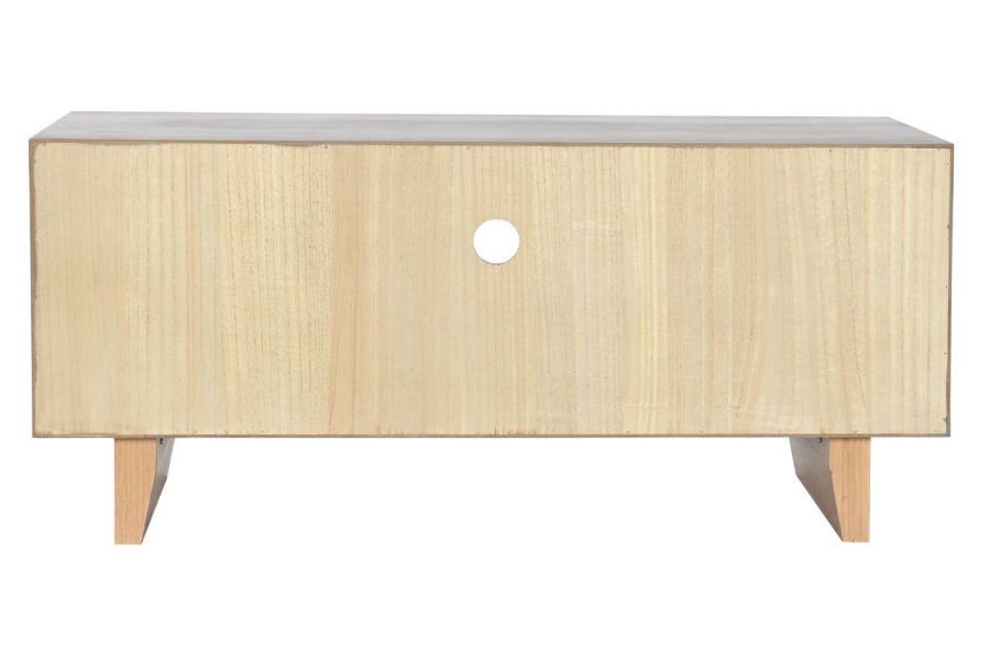 Komoda drewniana Organic szafka RTV w stylu eko z jutą  - Item International