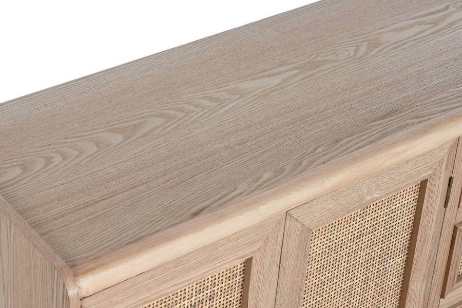 Komoda drewniana Rattan collection 90 cm - Item International