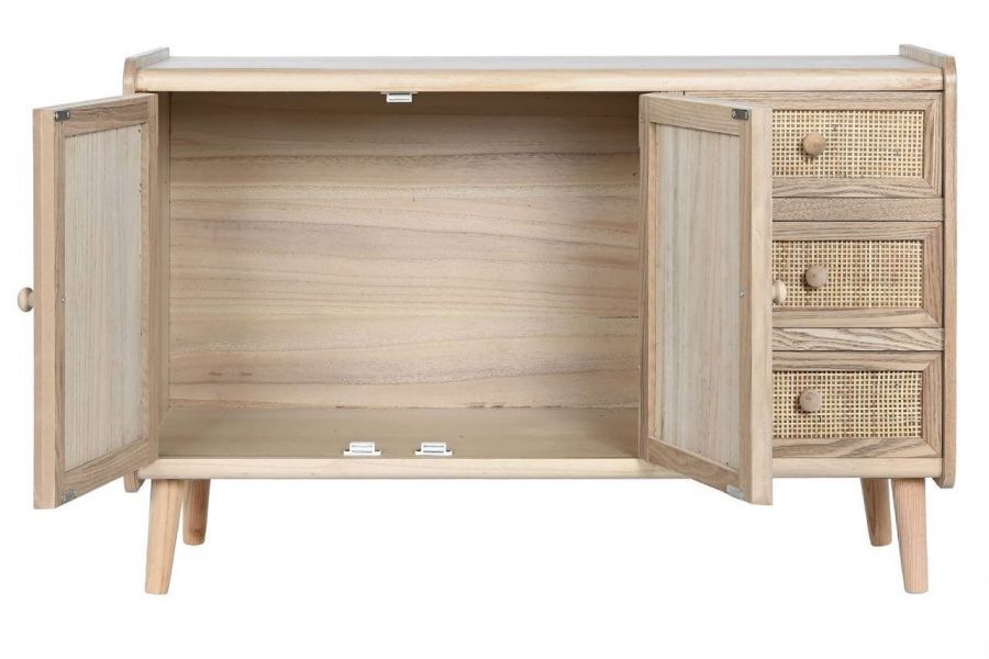 Komoda drewniana Rattan collection 90 cm - Item International