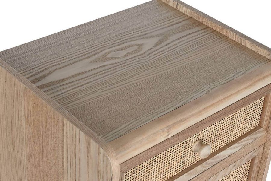 Komoda drewniana Rattan collection z 6 szufladami - Item International