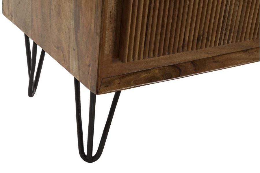 Komoda drewniana Retro look drewno akacjowe - Item International