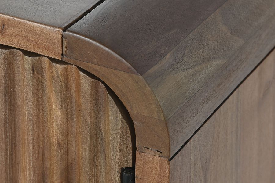 Komoda drewniana Retro z plecionką wiedeńską - Item International
