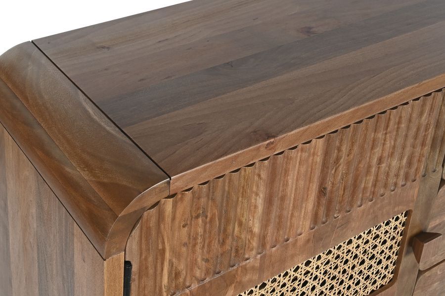 Komoda drewniana Retro z plecionką wiedeńską - Item International