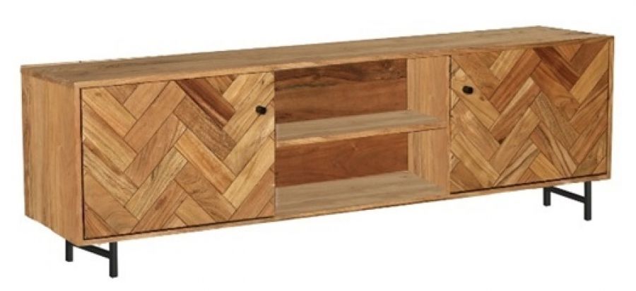 Komoda drewniana RTV Chevron