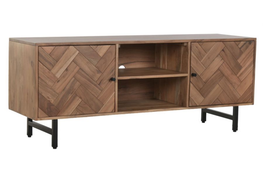 Komoda drewniana RTV Chevron