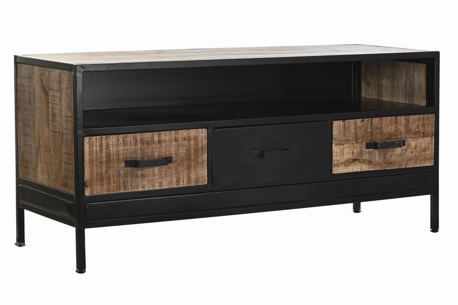 Komoda drewniana RTV pod TV Nero Loft - Item International