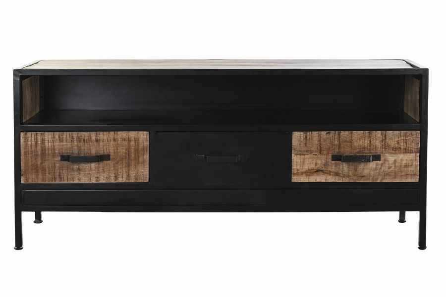 Komoda drewniana RTV pod TV Nero Loft - Item International
