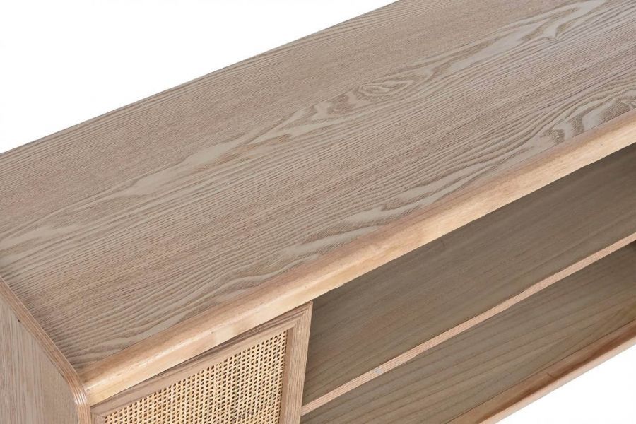Komoda drewniana RTV Rattan collection - Item International