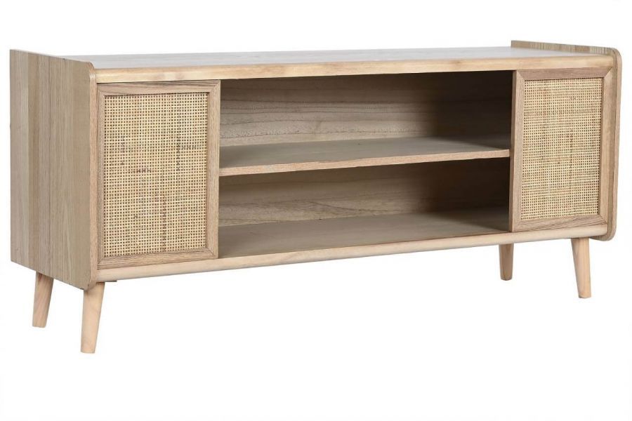 Komoda drewniana RTV Rattan collection - Item International
