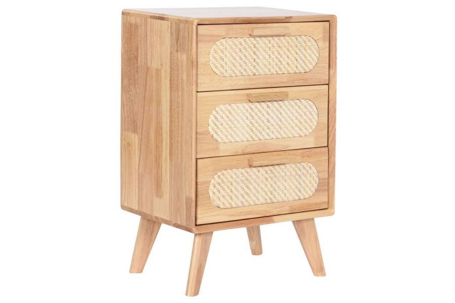  Komoda drewniana Rubberwood 3 szuflady - Item International