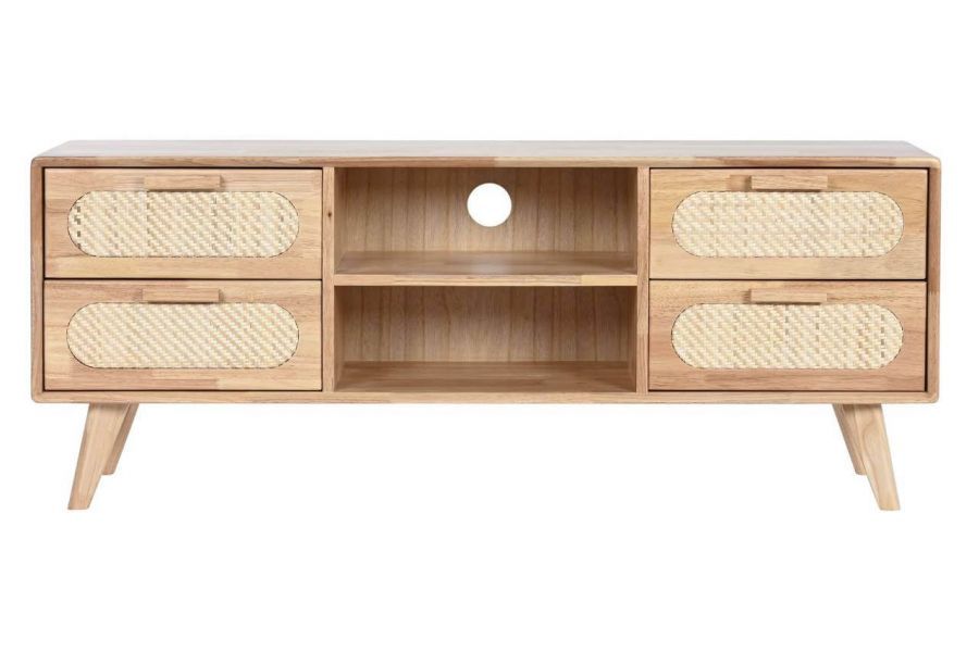 Komoda drewniana Rubberwood RTV 120 cm - Item International