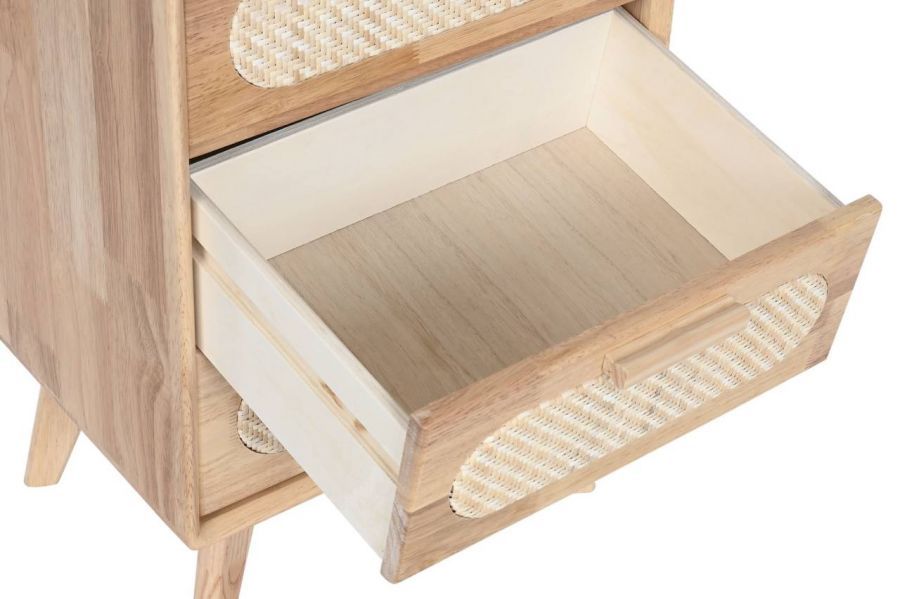 Komoda drewniana Rubberwood słupek  - Item International