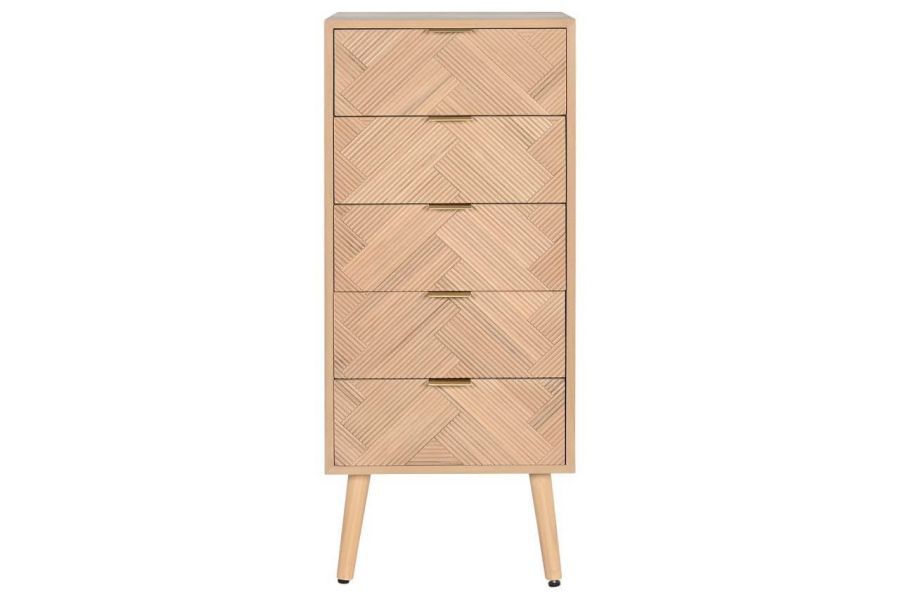 Komoda drewniana słupek w jodełkę - Item International