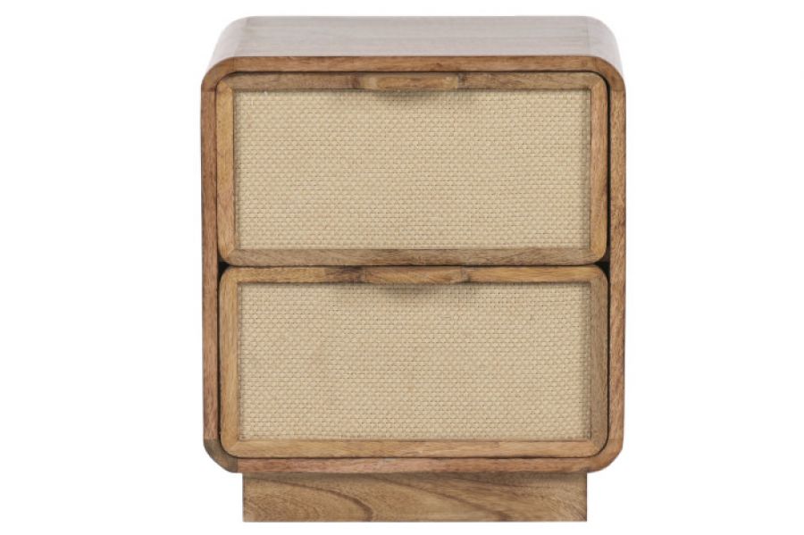Komoda drewniana szafka nocna Bahia jute - Item International