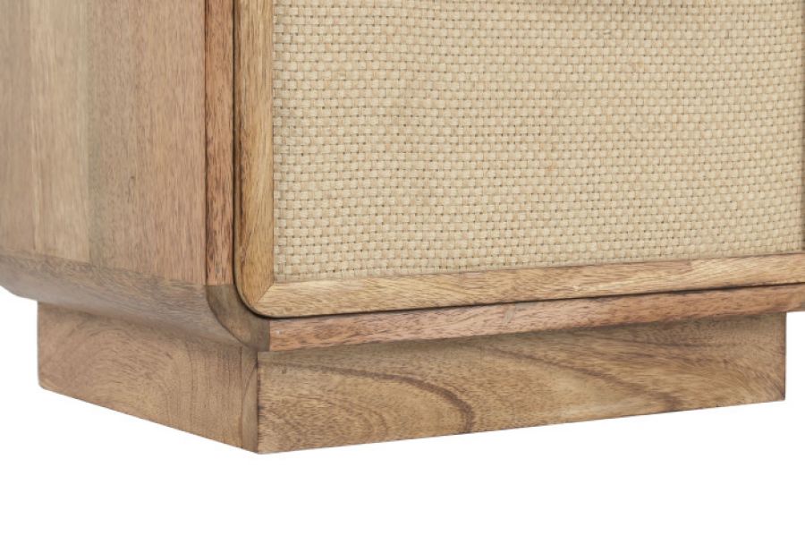 Komoda drewniana szafka nocna Bahia jute - Item International