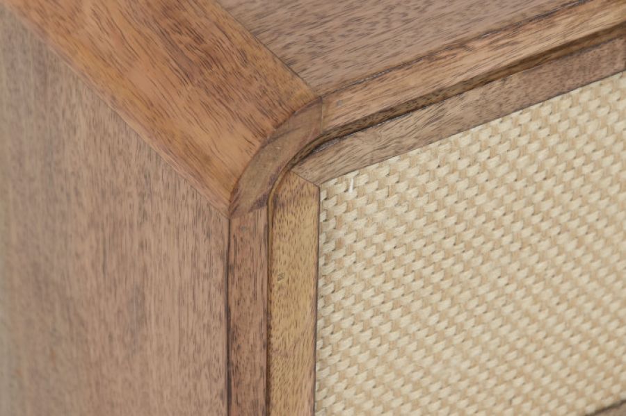 Komoda drewniana szafka nocna Bahia jute - Item International