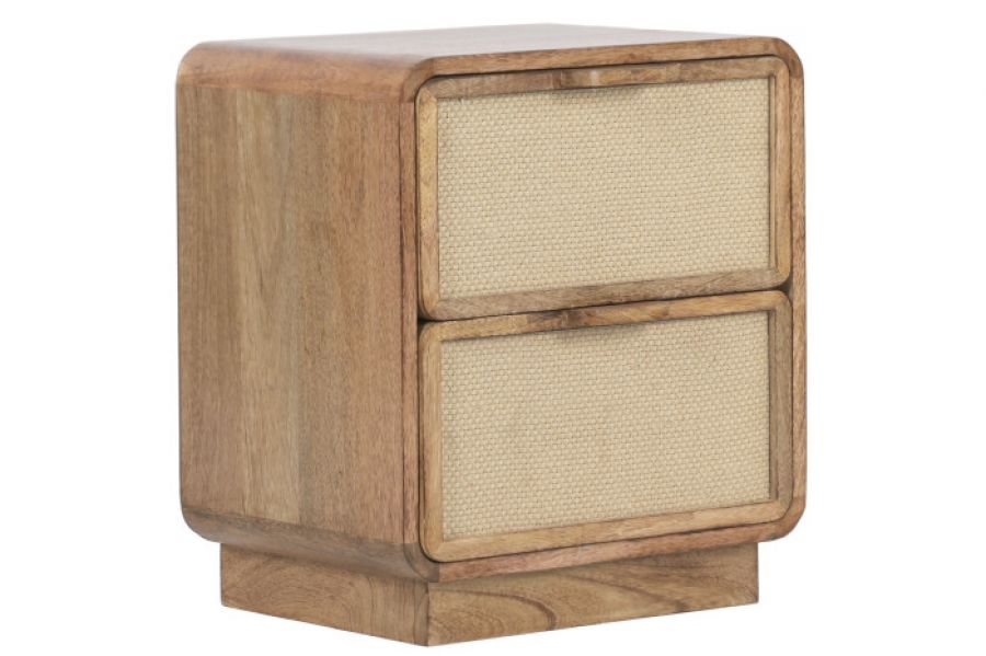 Komoda drewniana szafka nocna Bahia jute - Item International