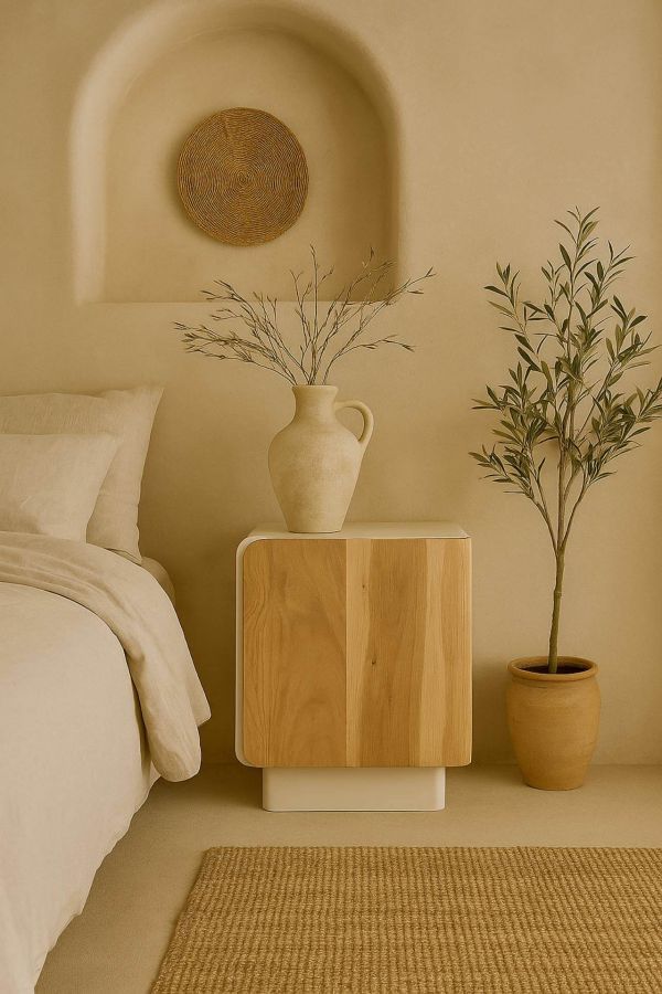 Komoda drewniana szafka nocna Flow Wood - Item International
