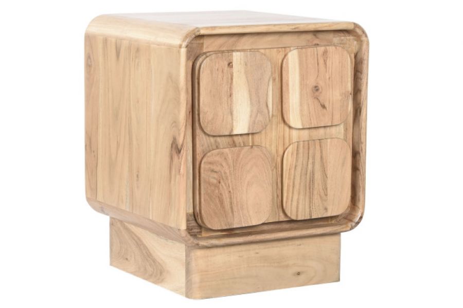 Komoda drewniana szafka nocna Fondant wood  - Item International