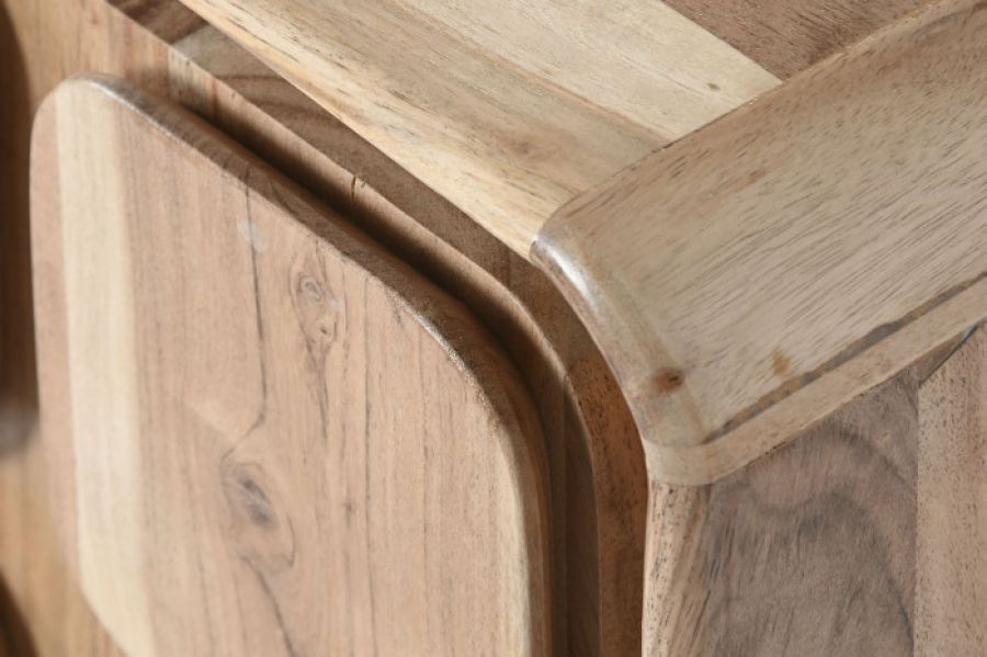 Komoda drewniana szafka nocna Fondant wood  - Item International