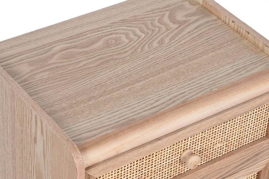 Komoda drewniana szafka nocna Rattan collection - Item International