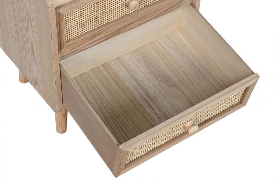 Komoda drewniana szafka nocna Rattan collection - Item International