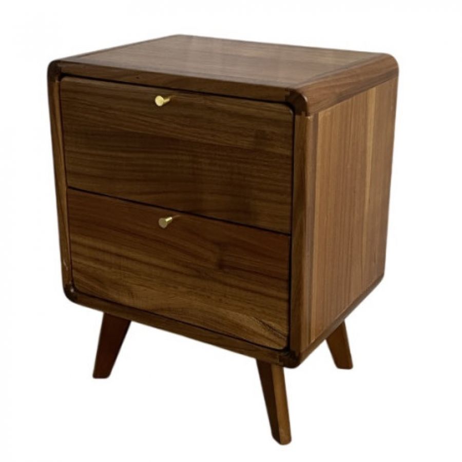 Komoda drewniana szafka nocna retro Denver - Item International