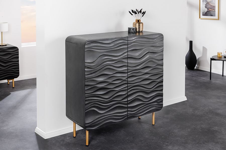 Komoda drewniana Wave Lagoon 120 cm drewno mango - Item International