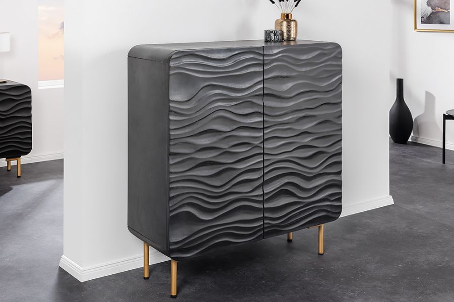 Komoda drewniana Wave Lagoon 120 cm drewno mango - Item International