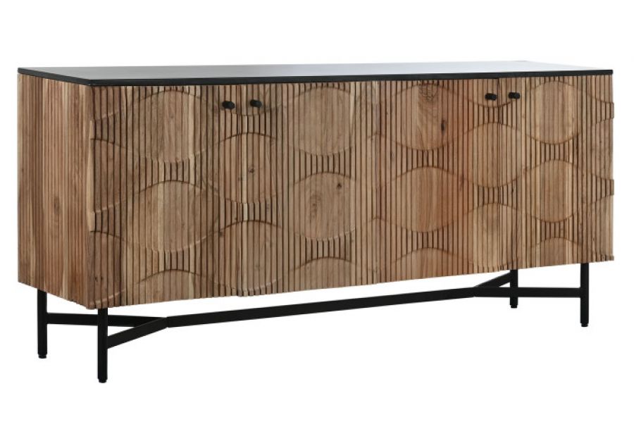 Komoda drewniana Wave z marmurowym blatem - Item International