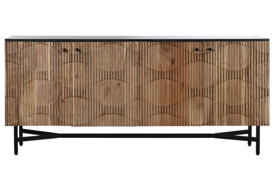 Komoda drewniana Wave z marmurowym blatem - Item International