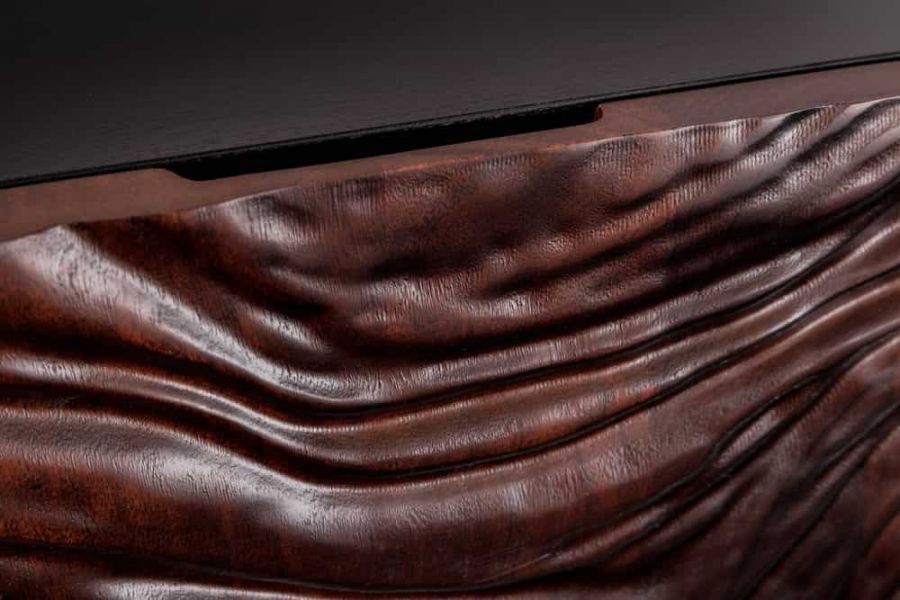Komoda Fluid 175 cm brązowa z drewna akacjowego  - Invicta Interior