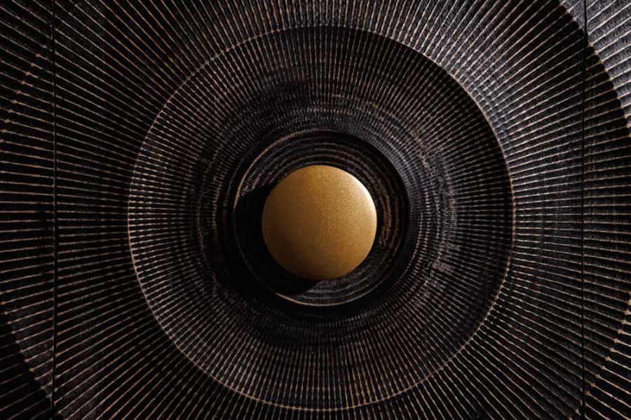 Komoda Golden Sunset drewniana mango 140 cm - Invicta Interior