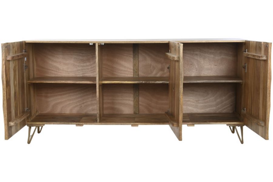 Komoda Golden Sunset drewniana mango brązowa 160 cm - Item International