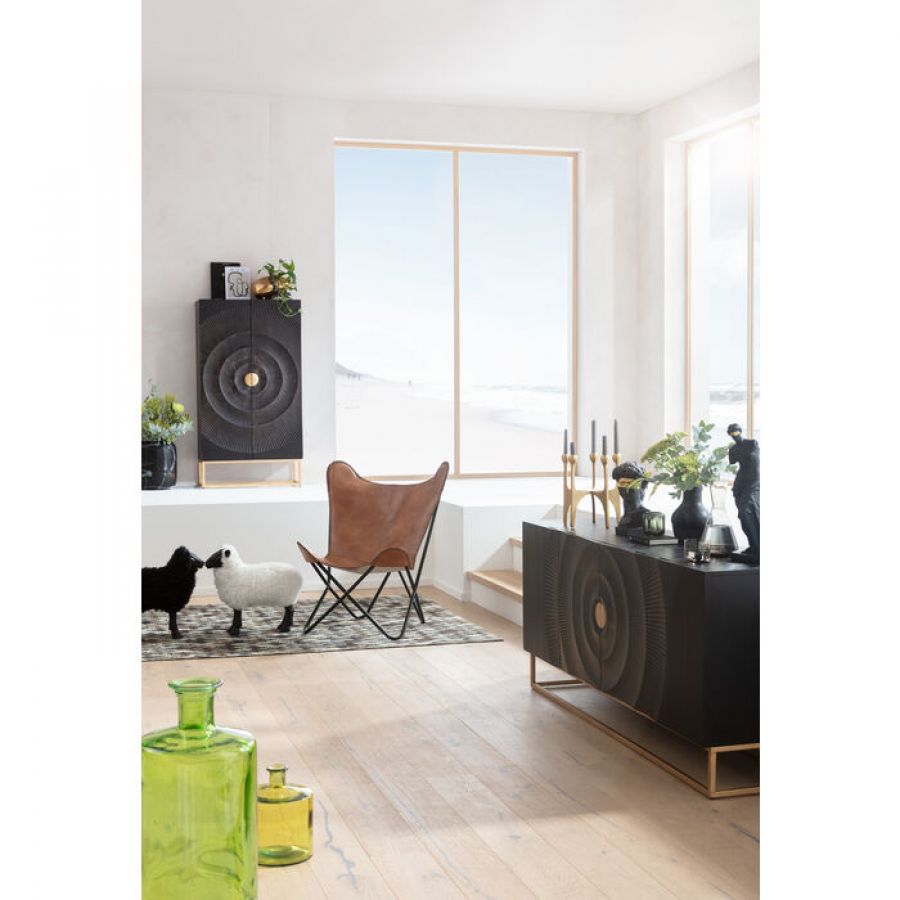Komoda Golden Sunset drewniana mango Madeira - Kare Design
